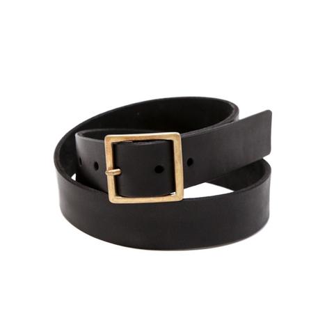 Handmade Leather Belt - Black