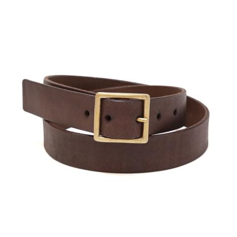 Handmade Leather Belt - Brown