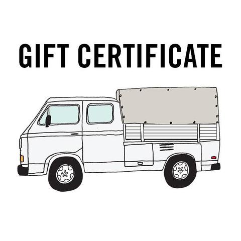 Gift Certificate