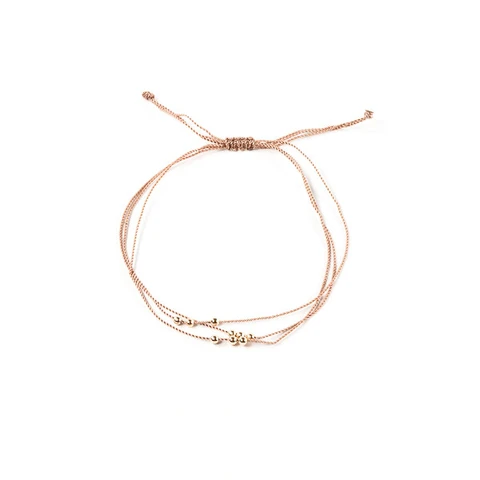 "Wish Me Luck" Bracelet - Pink Nude