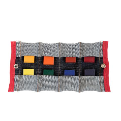 Color Block Crayon Wallet